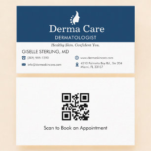 QR-Code Dermatologe Hautarztpraxis Visitenkarte