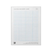 QR-Code des benutzerdefinierten Firmennamens Zeich Notizblock (Rotiert)