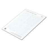 QR-Code des benutzerdefinierten Firmennamens Zeich Notizblock (angewinkelt)