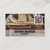 QR-Code des benutzerdefinierten Fotos Visitenkarte (Vorderseite)