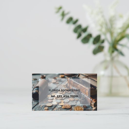 QR-Code des Buchhalters Visitenkarte (Stehend Vorderseite)