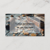 QR-Code des Buchhalters Visitenkarte (Vorderseite)