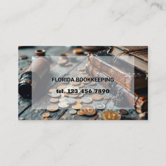 QR-Code des Buchhalters Visitenkarte (Vorderseite)