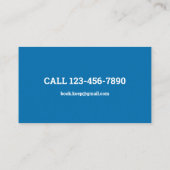 QR-Code des Buchhalters Visitenkarte (Rückseite)