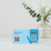 QR-Code des Buchhalters Visitenkarte (Stehend Vorderseite)