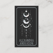 QR-Code des Celestial Moon Phases Mystical Holisti Visitenkarte (Vorderseite)