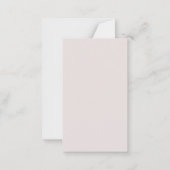 QR-Code des Elegante Bow Abschluss Uni Mitteilungskarte (Rückseite)