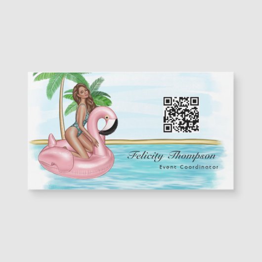 QR-Code des Ereigniskoordinators Magnetkarte (Vorderseite)