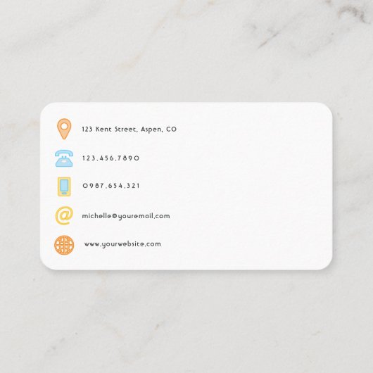 QR-Code des Ereigniskoordinators Visitenkarte (Rückseite)