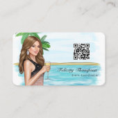 QR-Code des Ereigniskoordinators Visitenkarte (Vorderseite)