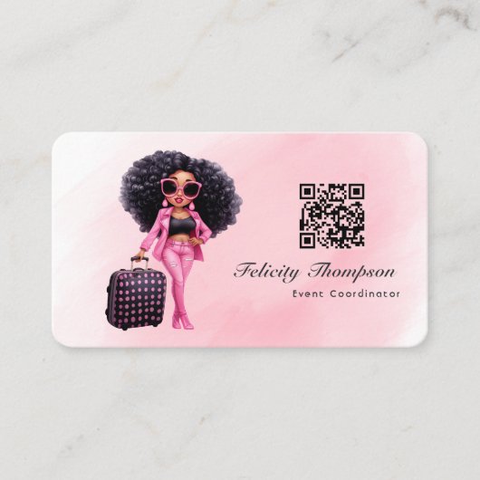 QR-Code des Ereigniskoordinators Visitenkarte (Vorderseite)