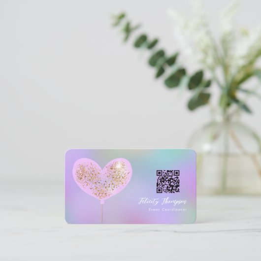 QR-Code des Ereigniskoordinators Visitenkarte (Stehend Vorderseite)