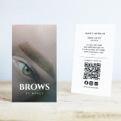 QR-Code des Fotos Brow Artist Visitenkarte