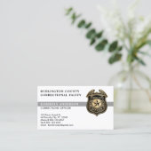 QR-Code des Gefängnisinhabers Visitenkarte (Stehend Vorderseite)