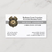 QR-Code des Gefängniswärters Visitenkarte (Vorderseite)