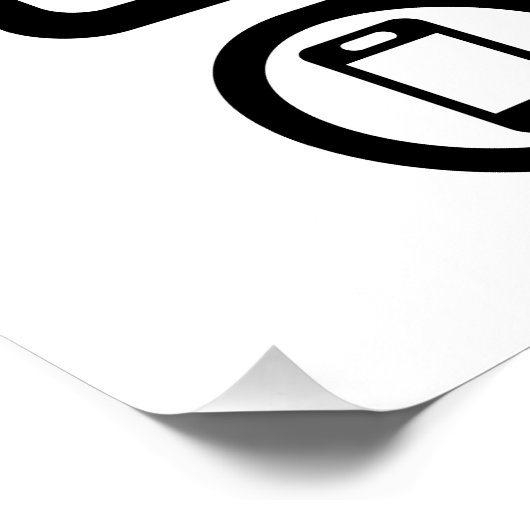 QR-Code des Marketings prüfen Poster (Ecke)