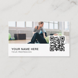 QR-Code des Physiotherapeuten Visitenkarte