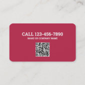 QR-Code des Privatdetektors Visitenkarte (Rückseite)