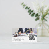 QR Code des Rechtsanwalts Visitenkarte (Stehend Vorderseite)