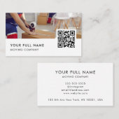 QR-Code des Unternehmens - Modernes Geschäft Visitenkarte (Vorne/Hinten)