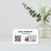 QR-Code des Unternehmens Visitenkarte (Stehend Vorderseite)