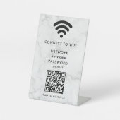 QR-Code des WiFi-Netzwerks scannen, um das Interne Sockelschild (Vorderseite)
