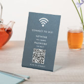QR-Code des WiFi-Netzwerks scannen, um das Interne Sockelschild (In SItu)