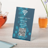 QR-Code des WiFi-Netzwerks scannen, um das Interne Sockelschild (In SItu)