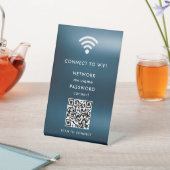 QR-Code des WiFi-Netzwerks scannen, um das Interne Sockelschild (In SItu)
