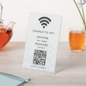 QR-Code des WiFi-Netzwerks scannen, um das Interne Sockelschild (In SItu)