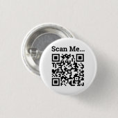 QR-Code-Design Button (Vorne & Hinten)