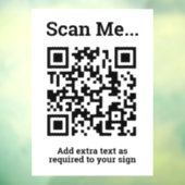 QR-Code-Design Fensteraufkleber (Blatt 3)