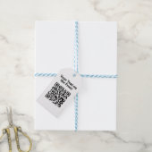 QR-Code-Design Geschenkanhänger (Mit Garn)