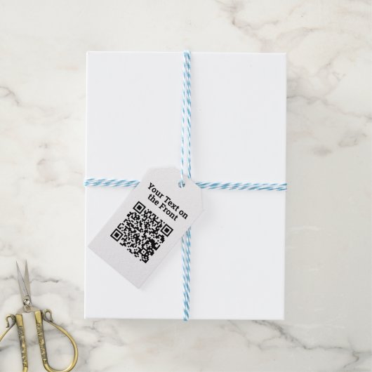 QR-Code-Design Geschenkanhänger (Mit Garn)