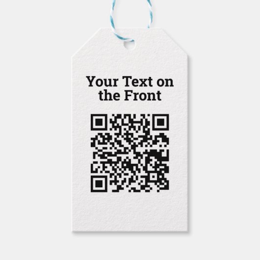 QR-Code-Design Geschenkanhänger (Vorderseite)