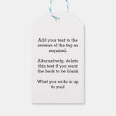 QR-Code-Design Geschenkanhänger (Rückseite)