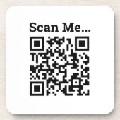 QR-Code-Design Getränkeuntersetzer (Vorderseite)