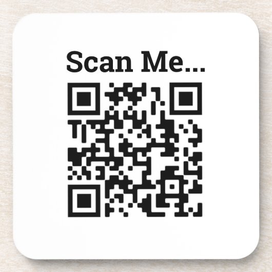 QR-Code-Design Getränkeuntersetzer (Vorderseite)