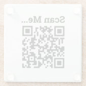 QR-Code-Design Glasuntersetzer (Rückseite)