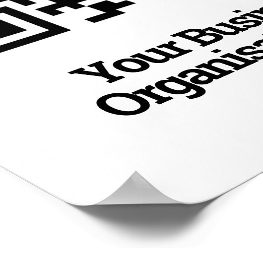 QR-Code-Design-Information Poster (Ecke)