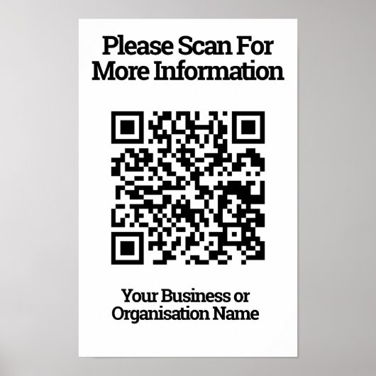 QR-Code-Design-Information Poster (Vorne)