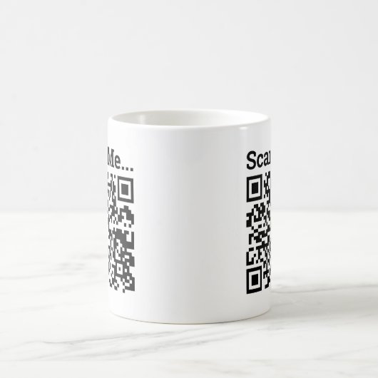 QR-Code-Design Kaffeetasse (Mittel)