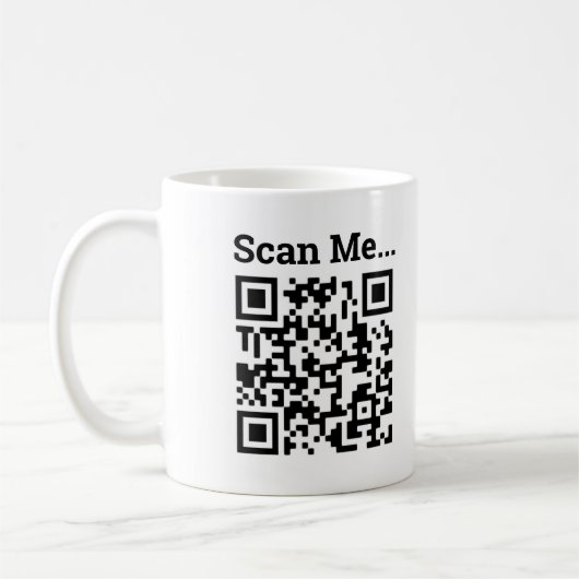 QR-Code-Design Kaffeetasse (Links)
