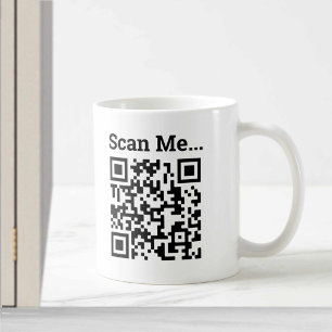 QR-Code-Design Kaffeetasse