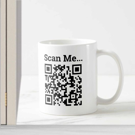 QR-Code-Design Kaffeetasse