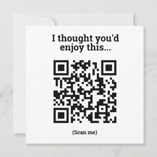 QR-Code-Design Karte (Vorderseite)