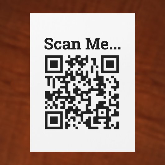 QR Code Design Magnetkarte