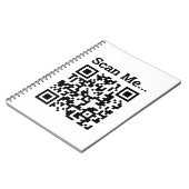 QR-Code-Design Notizblock (Linke Seite)