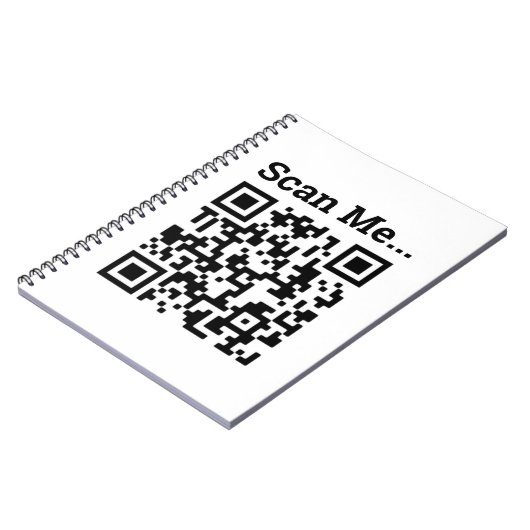 QR-Code-Design Notizblock (Linke Seite)