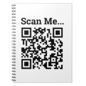 QR-Code-Design Notizblock (Vorderseite)